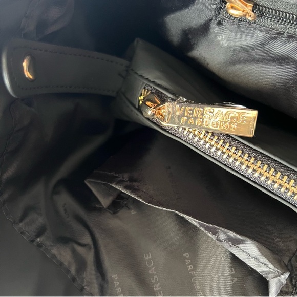 Versace Parfums Black Multi-compartment Tote - Picture 8 of 9